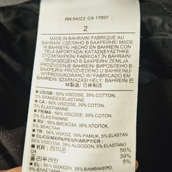 Like new! Banana Republic Black Sloan Pant - Picture 3 of 9